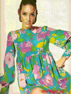 одежда в стиле 60-х на фото